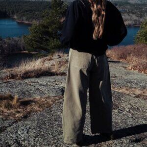 Rudy Jude Canvas Roper Jean Sage Size 5 Custom Inseam 32"